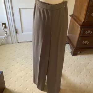 St John size 12 taupe knit slacks